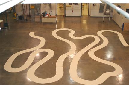 Life-Sized Candy Land Board, Befor Painting